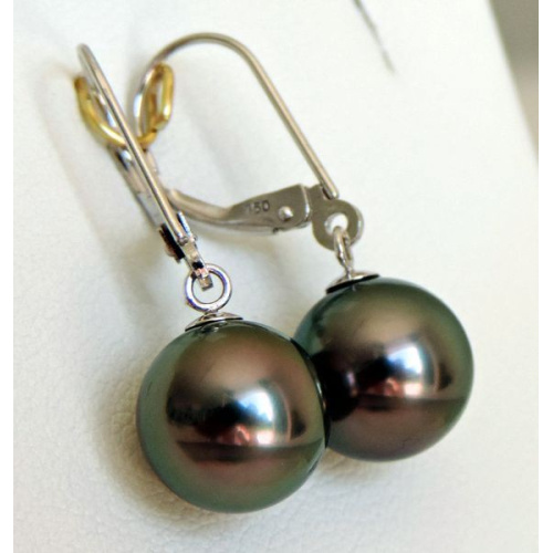 Bulles de Perles - BO Or Blanc 18 carats et Véritables Perles de Tahiti