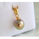 Perle d'Or - Pendentif Or Jaune et Perle de Tahiti