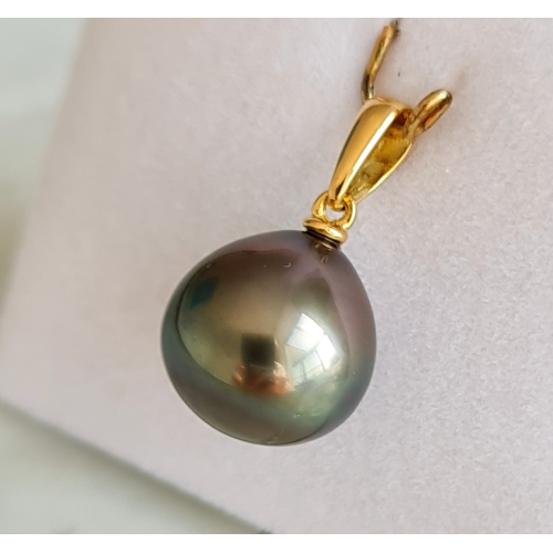 Belle de Jour - Pendentif Or Jaune et Perle de Tahiti