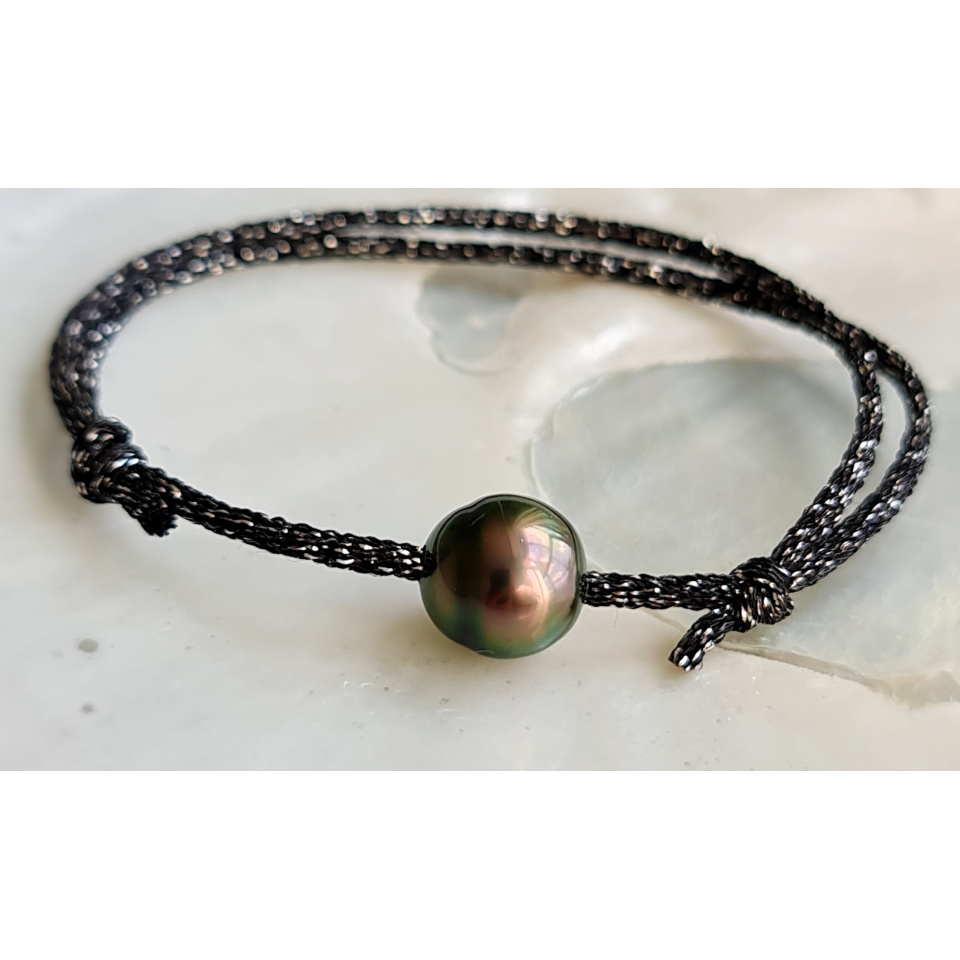 Vaiana - Bracelet Véritable Perle de Tahiti