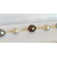 Perles d'Exception - Bracelet en Gold filled 14 carats et Véritables Perles de Tahiti