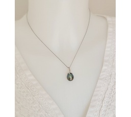 Larme des Dieux - Pendentif en Or Blanc et Véritables Perles de Tahiti