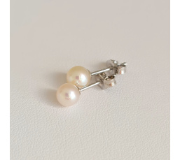 Les intemporelles - Boucles d'Oreilles Argent et Perles de culture 6 mm