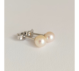 Les intemporelles - Boucles d'Oreilles Argent et Perles de culture 6 mm