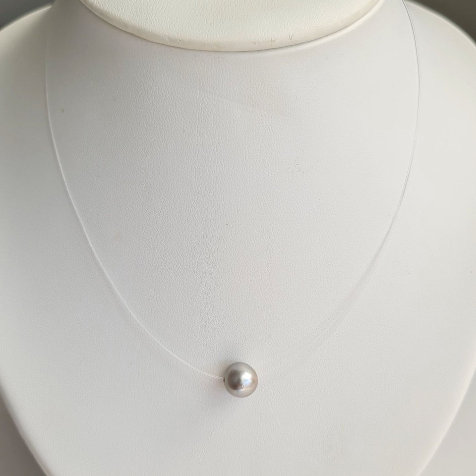 Funambule - Collier en Véritable Perle de culture de Tahiti