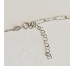 Poema - Collier Argent rhodié et Perle de Tahiti d'exception