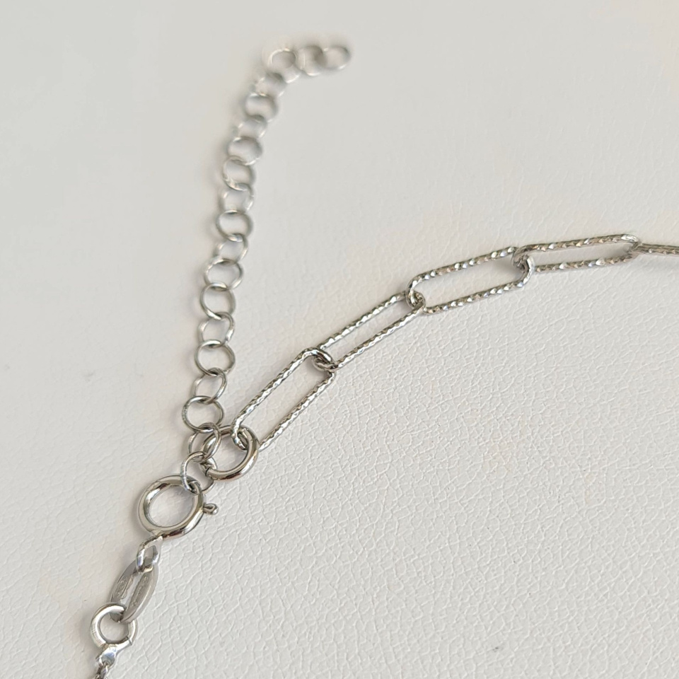 Poema - Collier Argent rhodié et Perle de Tahiti d'exception