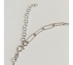 Poema - Collier Argent rhodié et Perle de Tahiti d'exception