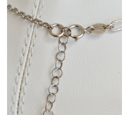 Poehina - Collier Argent rhodié et Véritable Perle de Tahiti