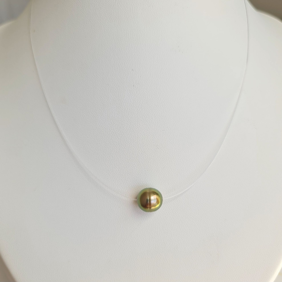 Funambule - Collier en Véritable Perle de culture de Tahiti