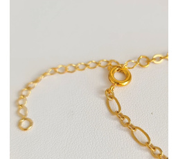 Goutte Blanche - Collier Plaqué Or Haute qualité et Perle d'Eau Douce