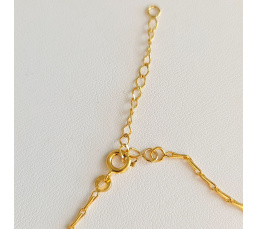 Epi Vert - Collier Plaqué Or Haute qualité et Perle de Tahiti d'exception