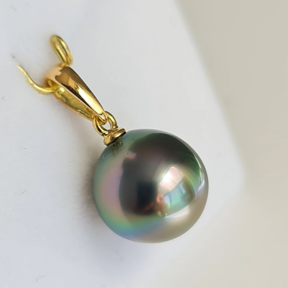 Belle de Jour - Pendentif Or Jaune et Perle de Tahiti d'Exception