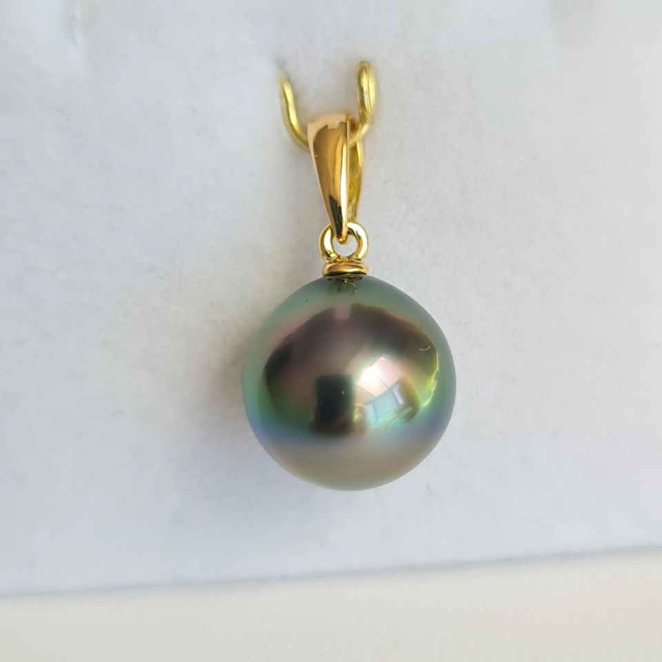 Belle de Jour - Pendentif Or Jaune et Perle de Tahiti d'Exception