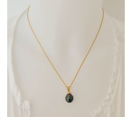 Hina Poe - Pendentif Or Jaune 18 carats et Perle de Tahiti d'Exception