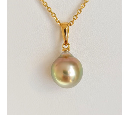 Belle de Jour - Pendentif Or Jaune et Perle de Tahiti d'Exception
