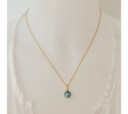 Belle de Jour - Pendentif Or Jaune et Perle de Tahiti d'Exception