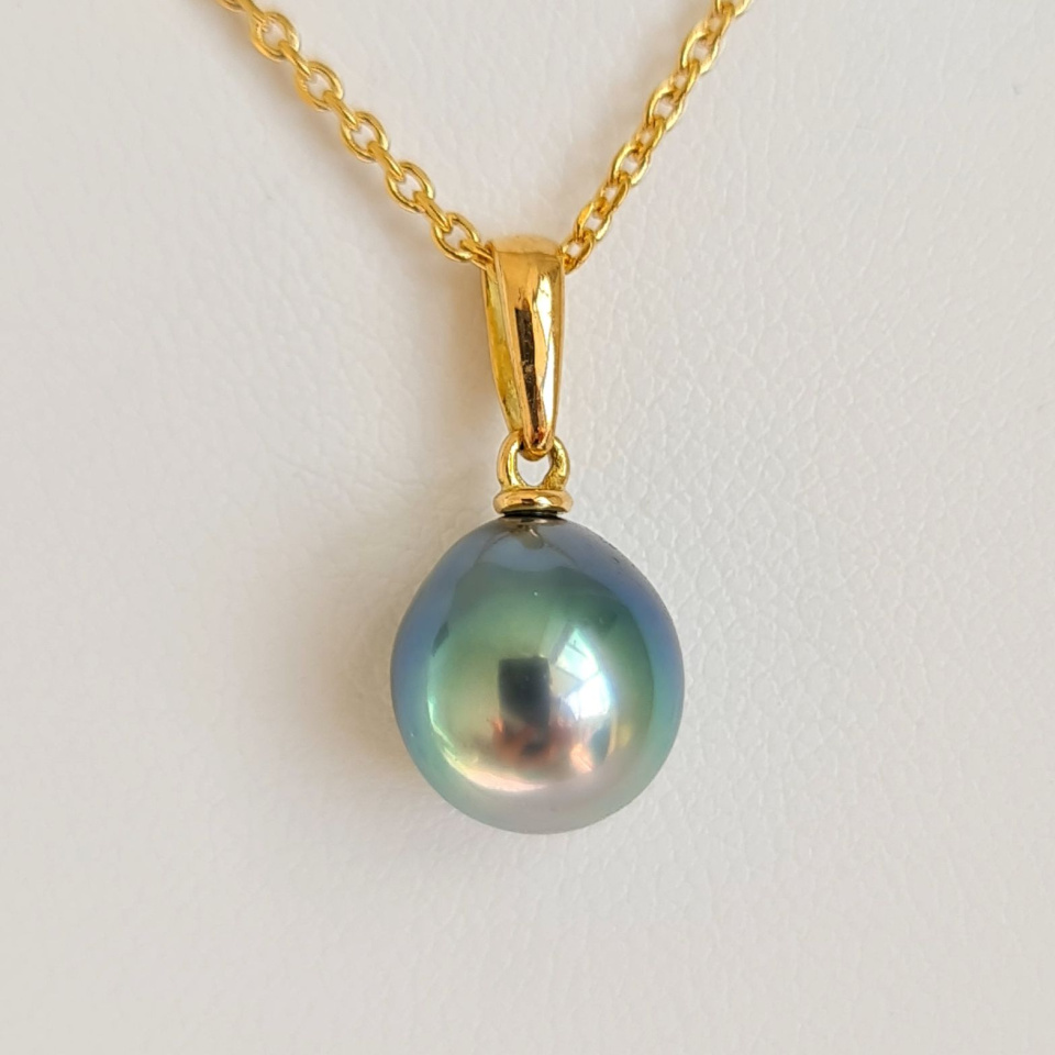 Belle de Jour - Pendentif Or Jaune et Perle de Tahiti d'Exception