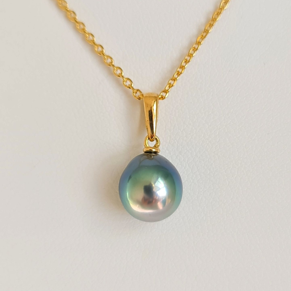 Belle de Jour - Pendentif Or Jaune et Perle de Tahiti d'Exception