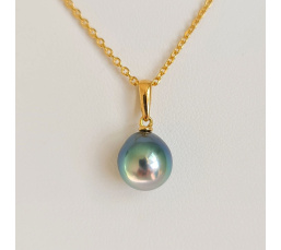 Belle de Jour - Pendentif Or Jaune et Perle de Tahiti d'Exception