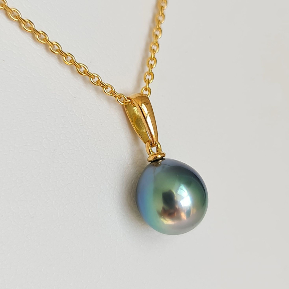 Belle de Jour - Pendentif Or Jaune et Perle de Tahiti d'Exception