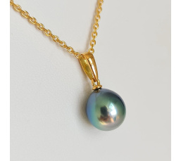 Belle de Jour - Pendentif Or Jaune et Perle de Tahiti d'Exception