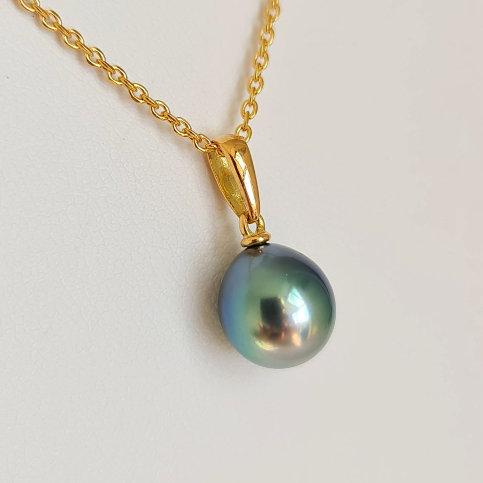 Belle de Jour - Pendentif Or Jaune et Perle de Tahiti d'Exception