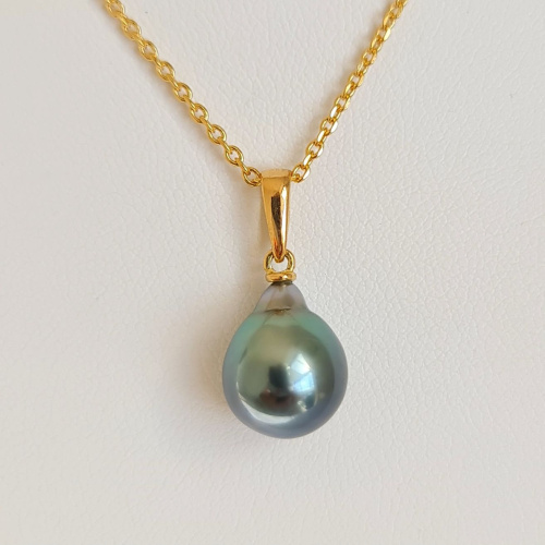 Belle de Jour - Pendentif Or Jaune et Perle de Tahiti d'Exception