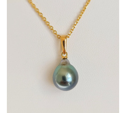 Belle de Jour - Pendentif Or Jaune et Perle de Tahiti d'Exception