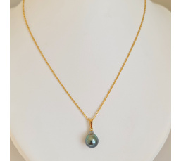 Belle de Jour - Pendentif Or Jaune et Perle de Tahiti d'Exception