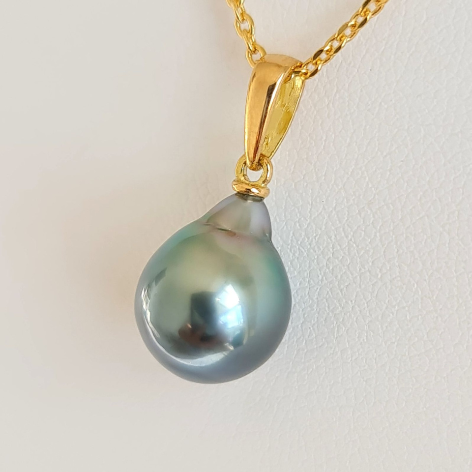 Belle de Jour - Pendentif Or Jaune et Perle de Tahiti d'Exception