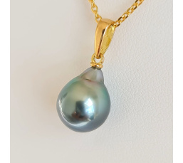 Belle de Jour - Pendentif Or Jaune et Perle de Tahiti d'Exception