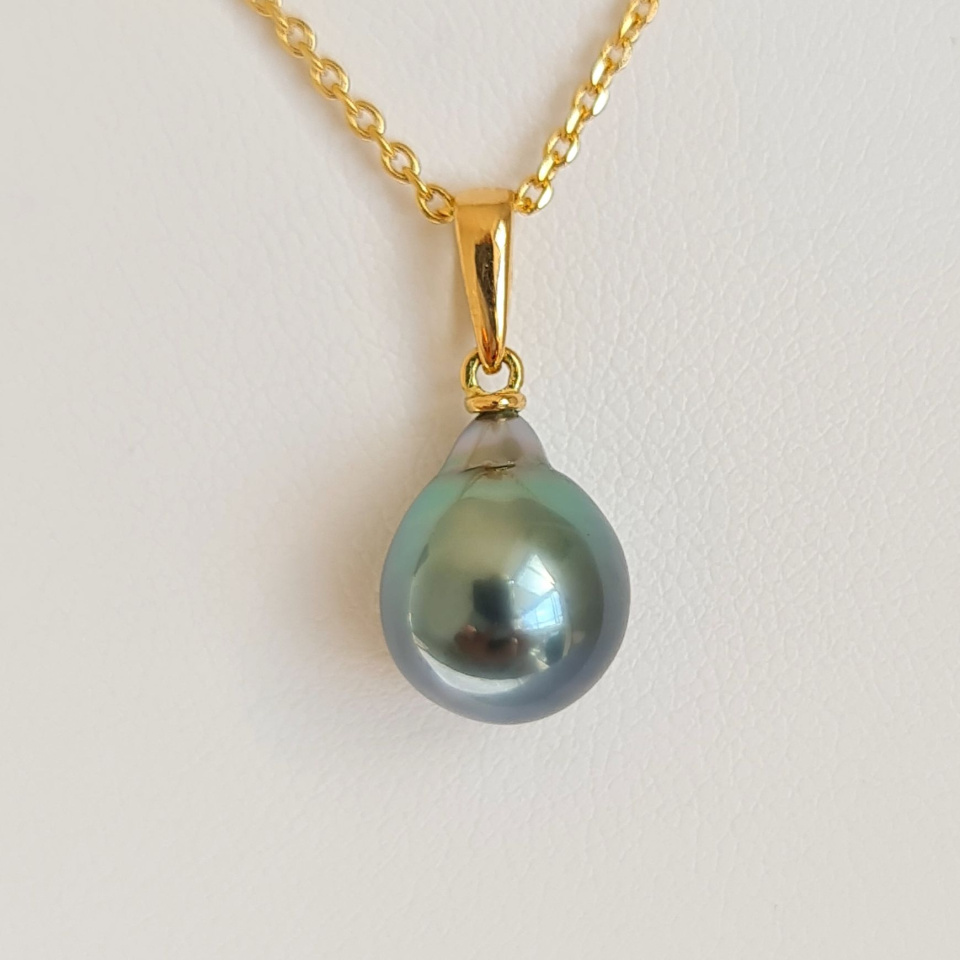 Belle de Jour - Pendentif Or Jaune et Perle de Tahiti d'Exception