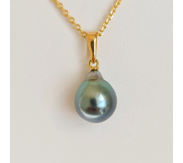 Belle de Jour - Pendentif Or Jaune et Perle de Tahiti d'Exception