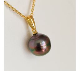 Belle de Jour - Pendentif Or Jaune et Perle de Tahiti d'Exception