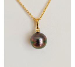 Belle de Jour - Pendentif Or Jaune et Perle de Tahiti d'Exception