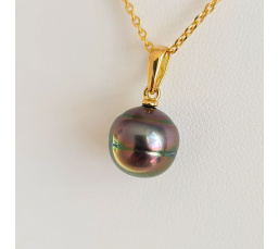 Belle de Jour - Pendentif Or Jaune et Perle de Tahiti d'Exception