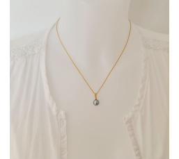 Belle de Jour - Pendentif Or Jaune et Perle de Tahiti d'Exception