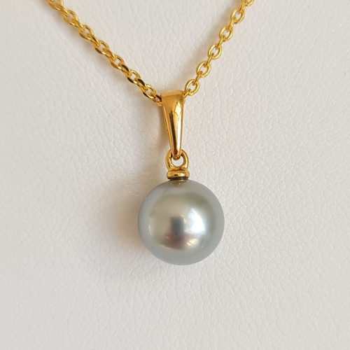 Belle de Jour - Pendentif Or Jaune et Perle de Tahiti d'Exception