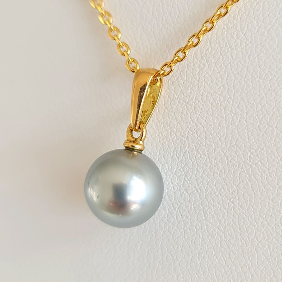Belle de Jour - Pendentif Or Jaune et Perle de Tahiti d'Exception