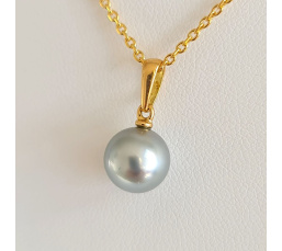 Belle de Jour - Pendentif Or Jaune et Perle de Tahiti d'Exception