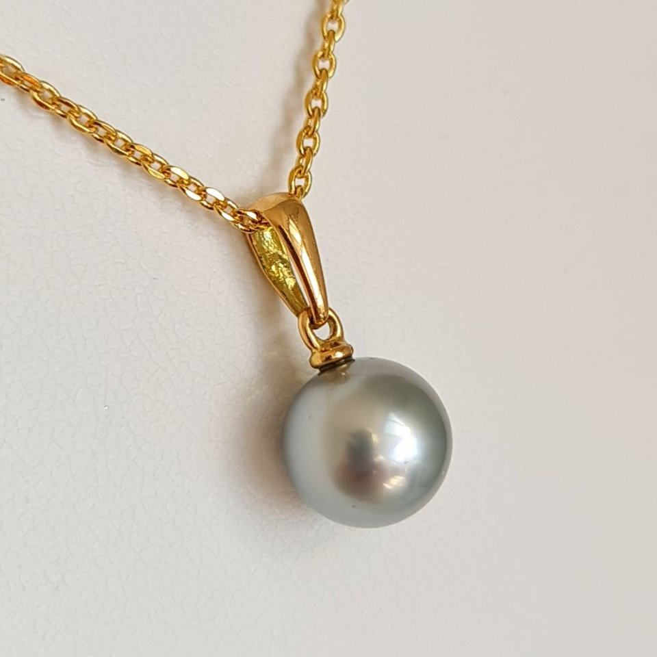 Belle de Jour - Pendentif Or Jaune et Perle de Tahiti d'Exception