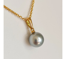 Belle de Jour - Pendentif Or Jaune et Perle de Tahiti d'Exception