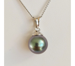 Hina Poe - Pendentif Or 18 carats et Véritable Perle de Tahiti