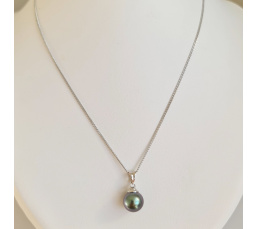 Hina Poe - Pendentif Or 18 carats et Véritable Perle de Tahiti