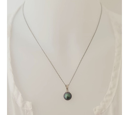 Hina Poe - Pendentif Or 18 carats et Véritable Perle de Tahiti