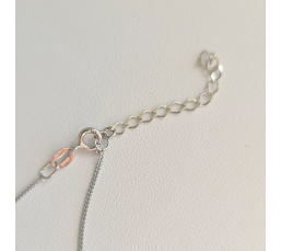 Tahiti - Collier Argent rhodié et Perle de Tahiti d'exception