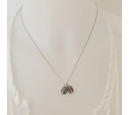 Tahiti - Collier Argent rhodié et Perle de Tahiti d'Exception