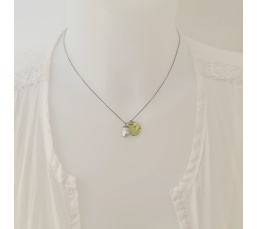 Tahiti - Collier Argent rhodié et Perle de Tahiti d'exception