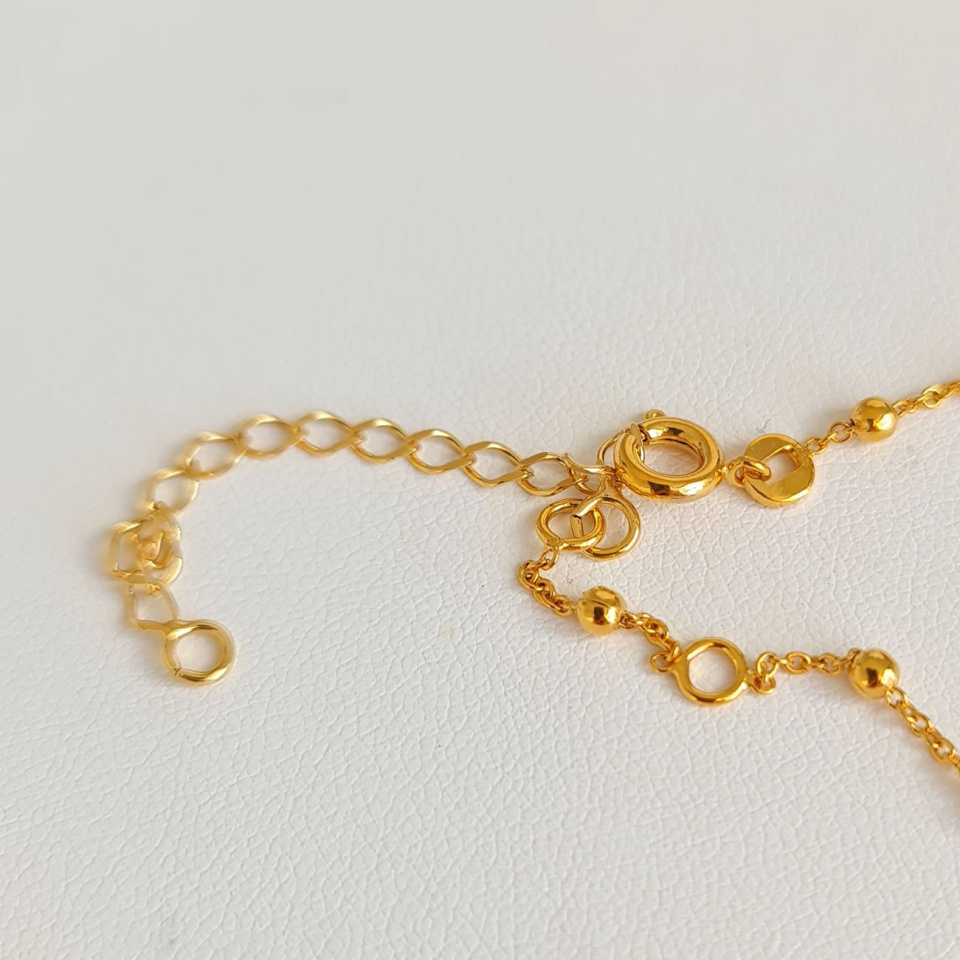 Manihi - Collier Plaqué Or Haute qualité et Perle de Tahiti d'Exception